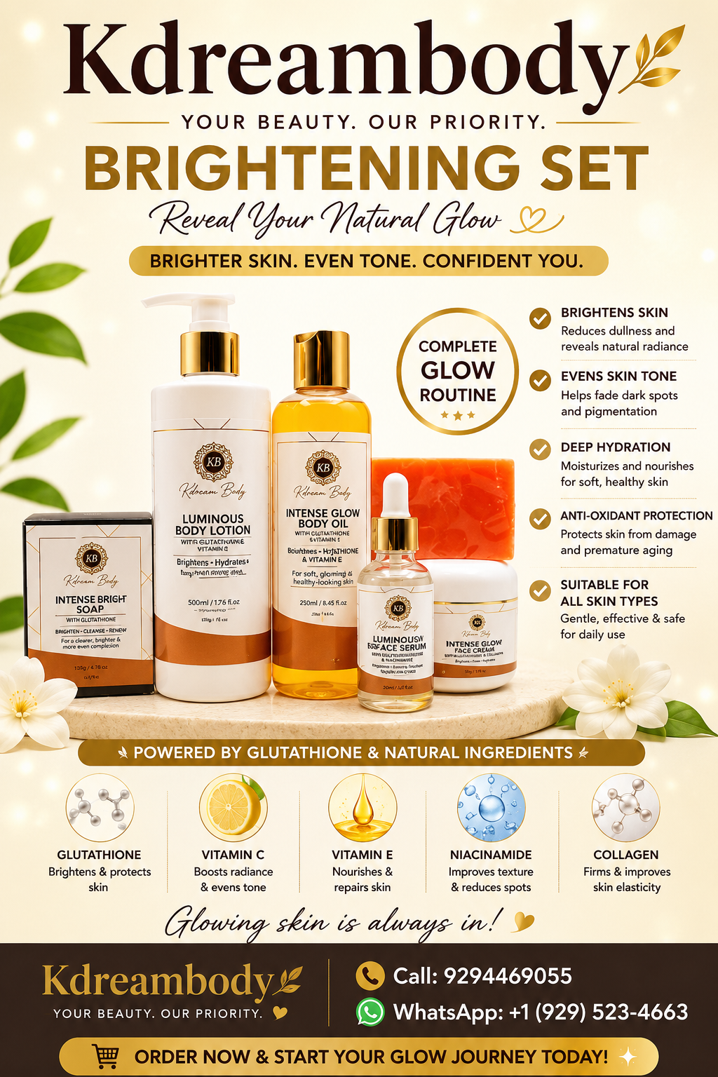 brightening set