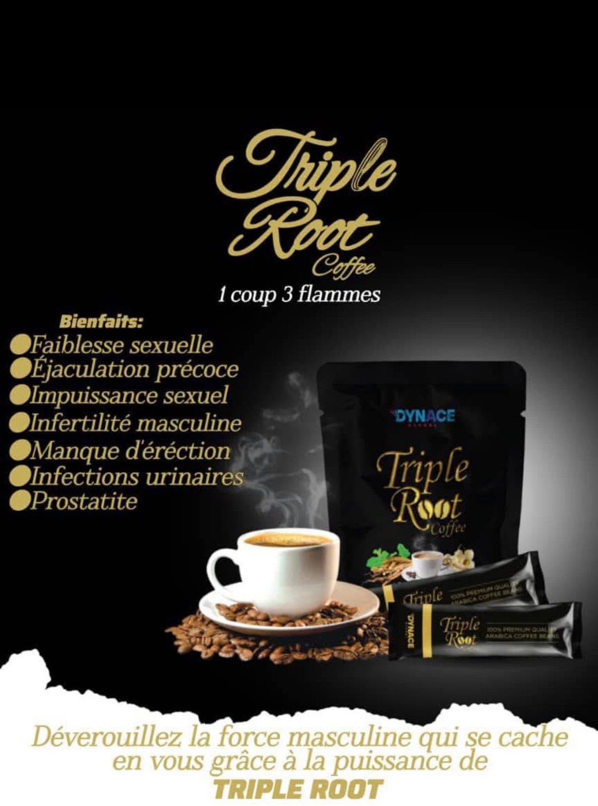 Triple root coffee