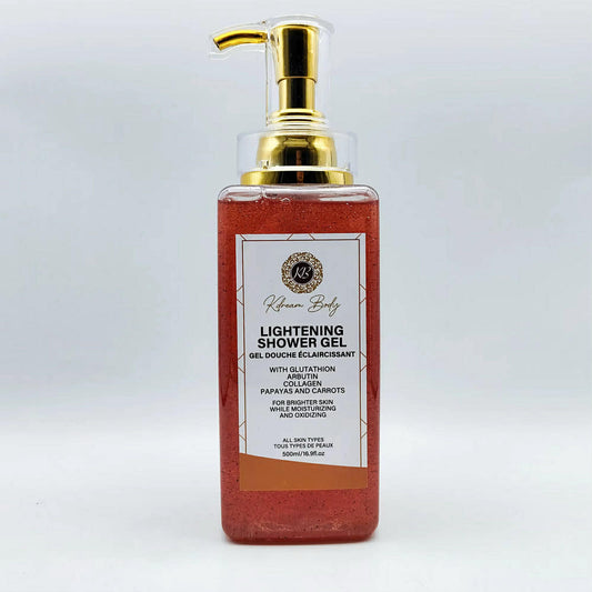 Lightening shower gel