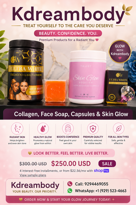 Collagen, face soap, Capsules & Skin Glow