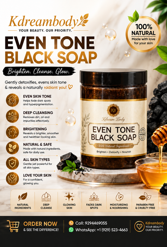 Even tone black soap