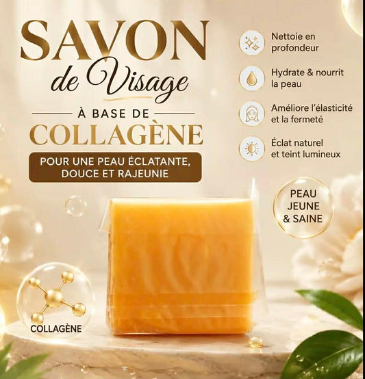 Savon de visage à base de Collagen